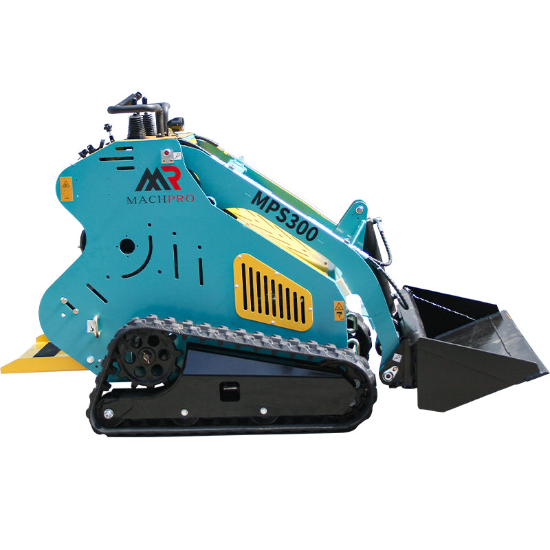 13.5HP Hydraulic Mini Skid Steer Loader Compact Guided Drive Track Gasoline