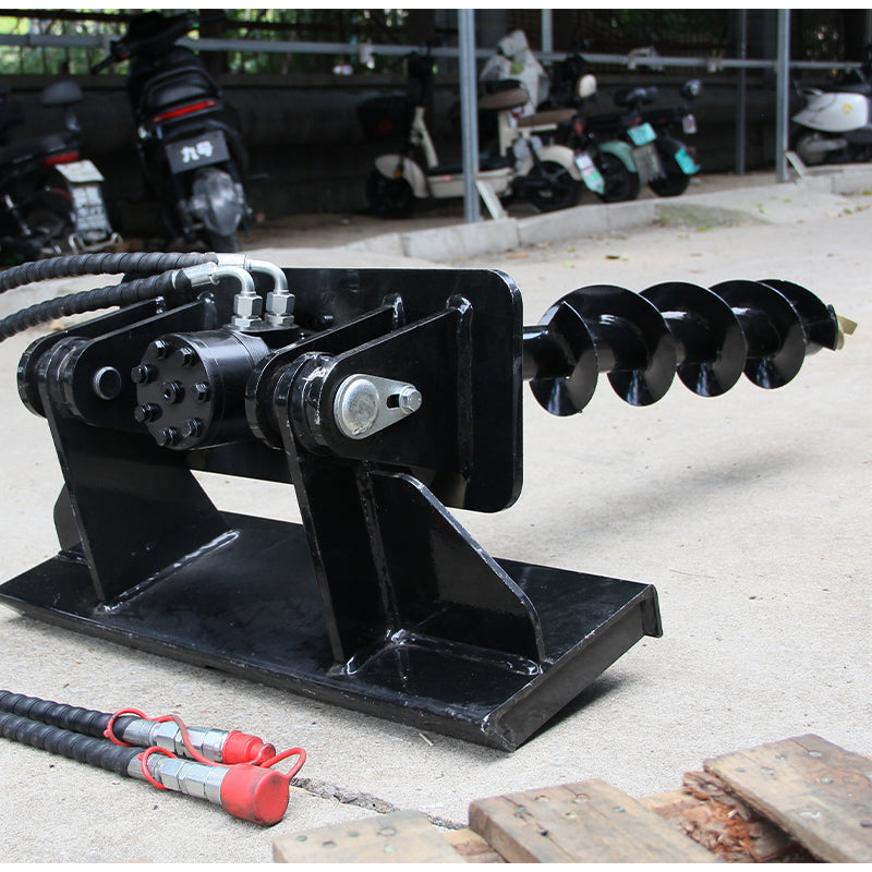 Mini Skid Steer hydraulic Auger Attachment Post Hole Drilling Tool Us inventory