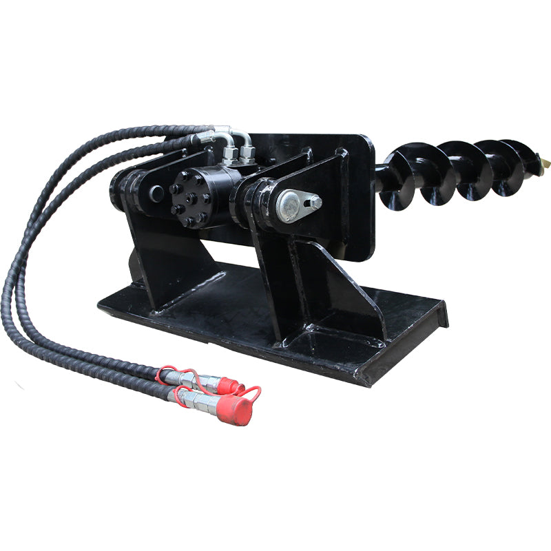 Mini Skid Steer hydraulic Auger Attachment Post Hole Drilling Tool Us inventory