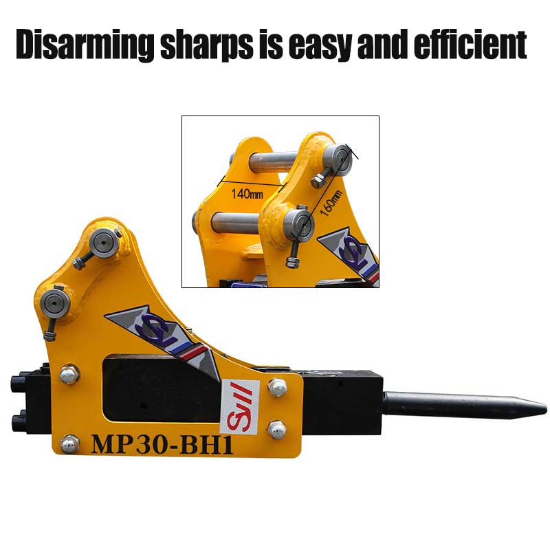 Free Shipping For 0.8-1 T Mini Excavator Attachment Break Hammer