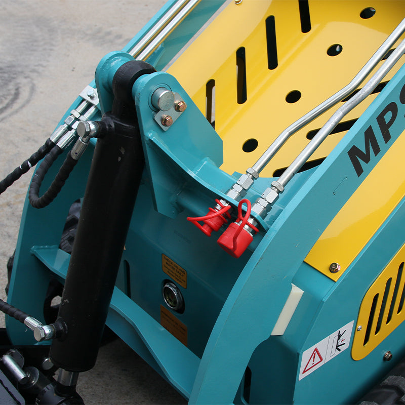 13.5HP Hydraulic Mini Skid Steer Loader Compact Guided Drive Track Gasoline