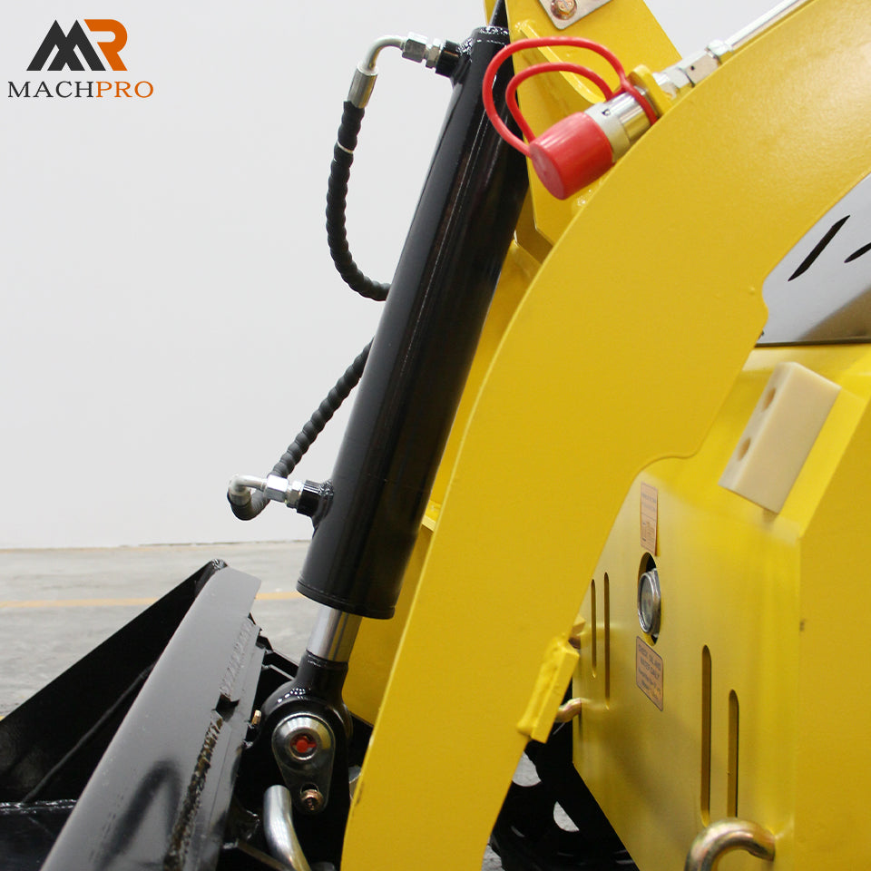New POWERFUL 13.5HP Hydraulic Mini Skid Steer Loader Stand-on Track Gas Garden