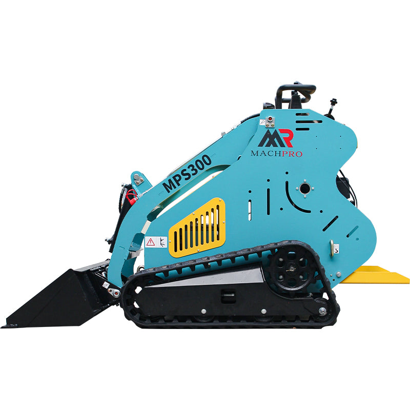 13.5HP Hydraulic Mini Skid Steer Loader Compact Guided Drive Track Gasoline