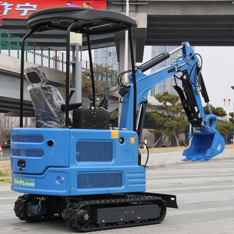 A Mini Excavator 1.8Ton w/Kubota Diesel Engine Hydraulics Digger USA Stock New