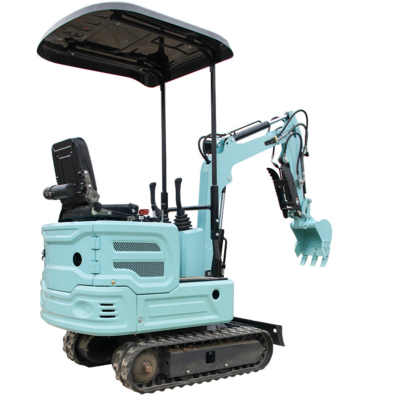 Mini Excavator Hydraulic Thumb 1.1 Ton Digger Gas Tracked Crawler Kubota Diesel