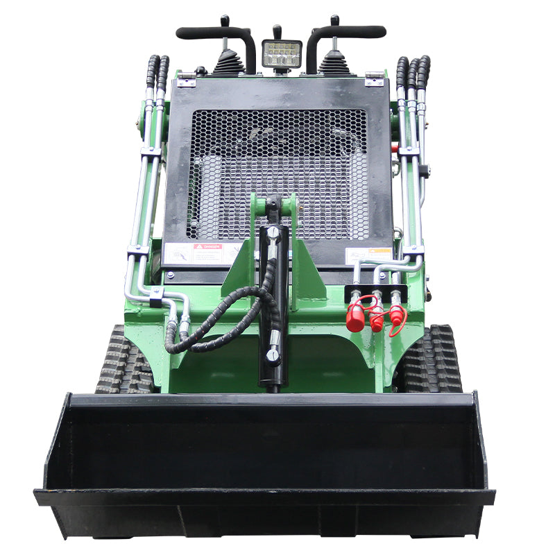 Stand-on Crawler Mini Skid Steer Loader with 13.5HP Engine Gas Bucket In USA