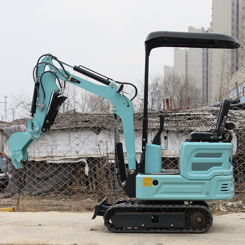 Mini Excavator Hydraulic Thumb 1.1 Ton Digger Gas Tracked Crawler Kubota Diesel