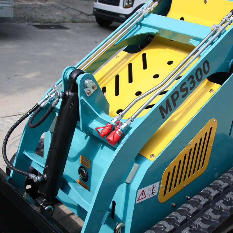 13.5HP Hydraulic Mini Skid Steer Loader Compact Guided Drive Track Gasoline