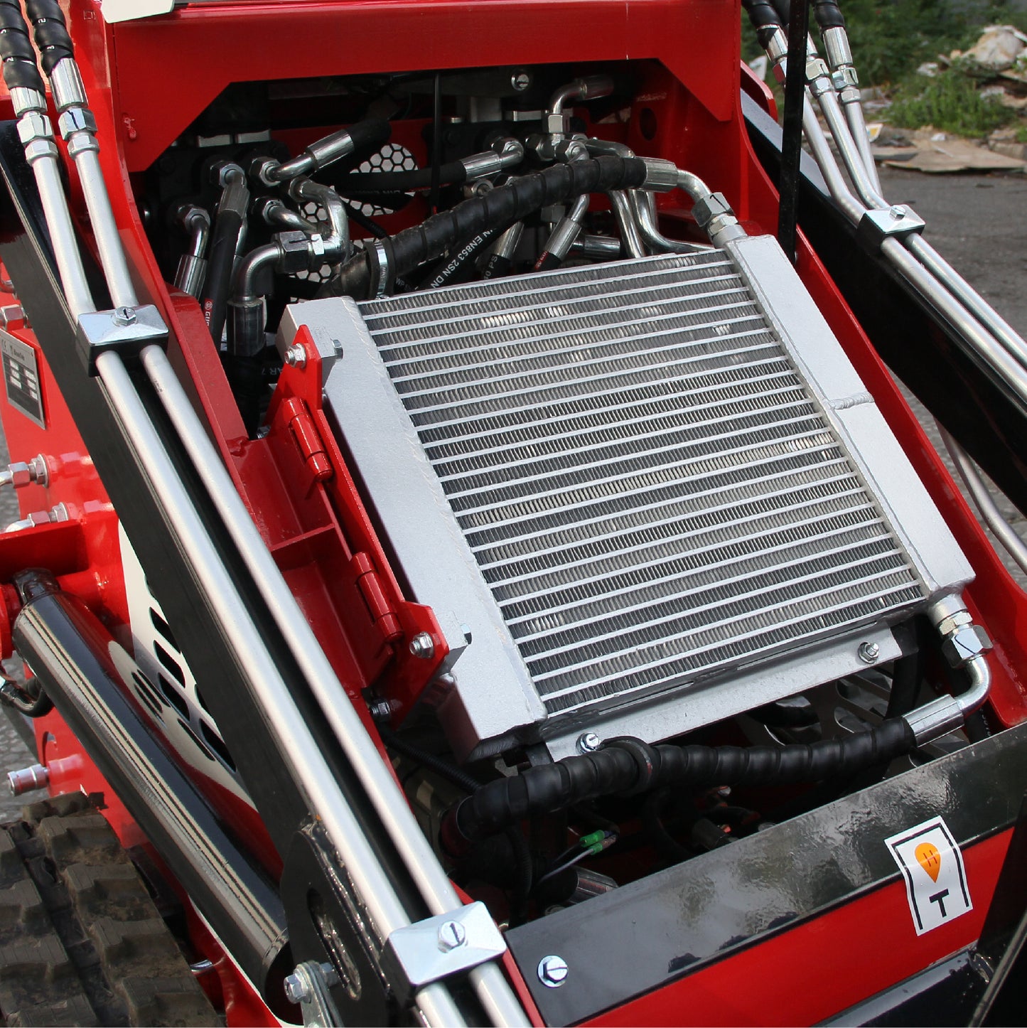 2025 13.5HP Mini Skid Steer Loader B&S Gasoline Stand-on Gas Electric Start