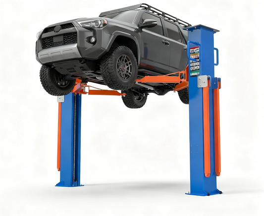 8,000 lbs Portable Two-Post Car Lift – Heavy-Duty Vehicle Hoist with Double S-Column Design & 2.2KW Hydraulic Pump