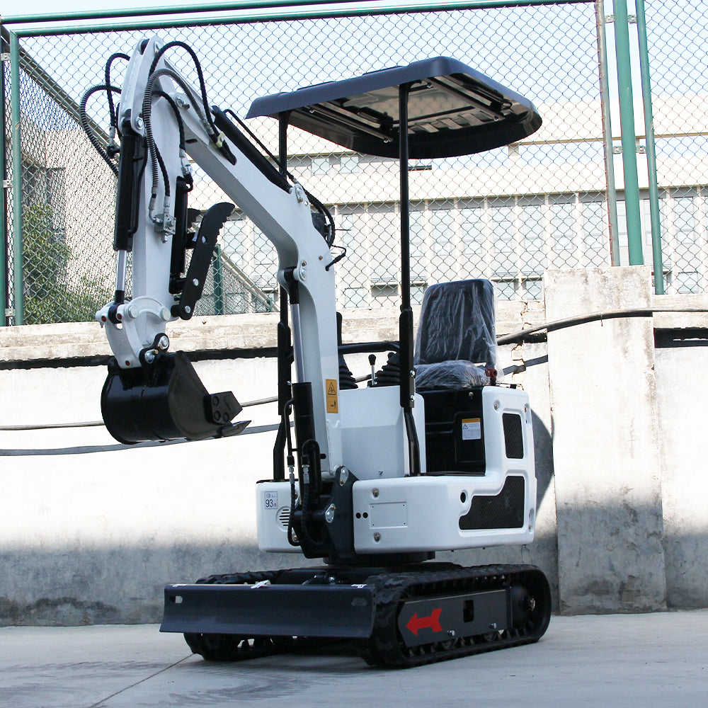 FREE SHIP Mini Excavator 1 Ton Digger 13.5hp Gas Tracked Crawler B&S EPA Engine