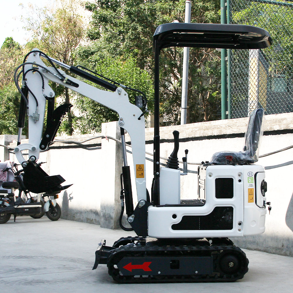FREE SHIP Mini Excavator 1 Ton Digger 13.5hp Gas Tracked Crawler B&S EPA Engine