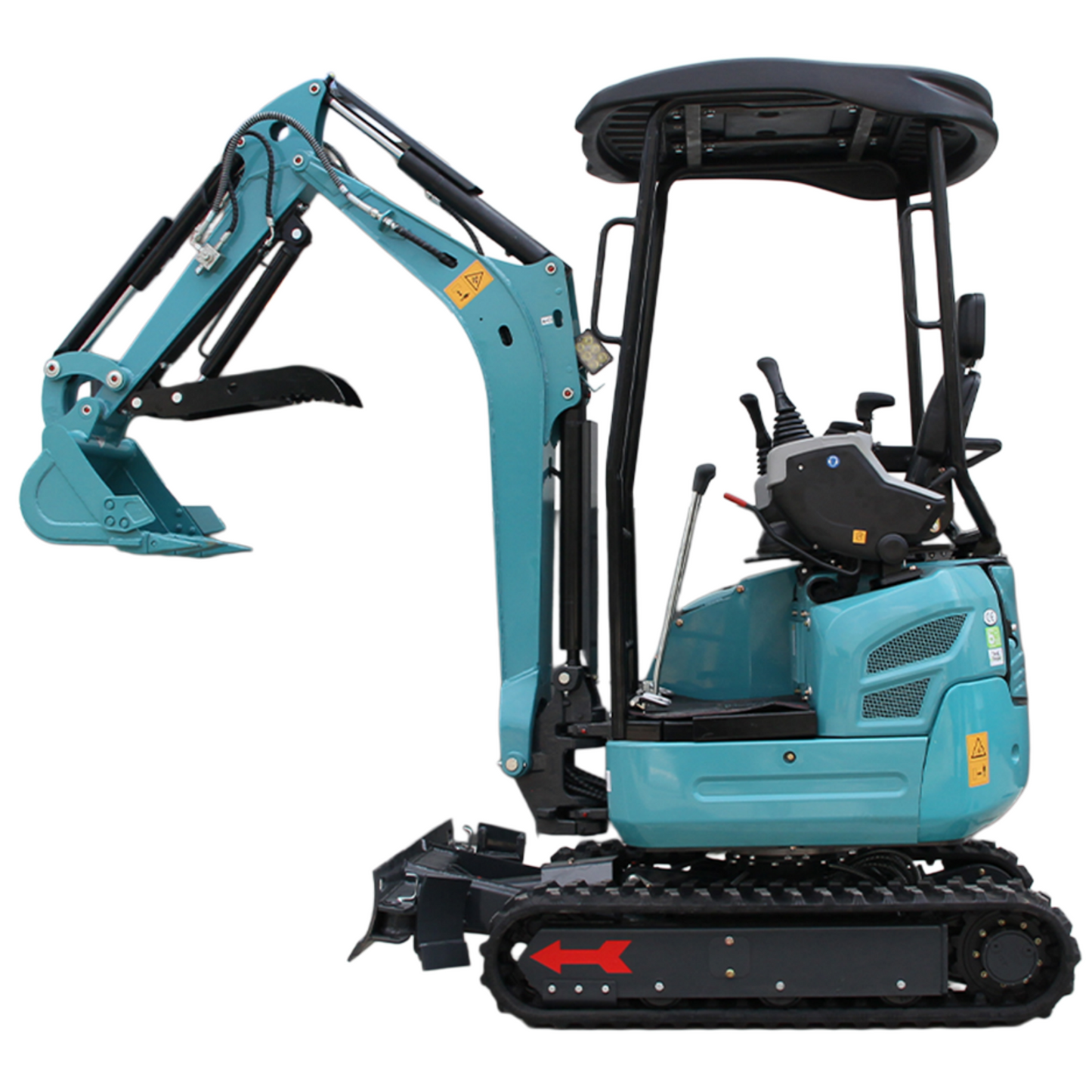 2.5 Ton Mini Excavator, With 16.5 HP Diesel KubotaEngine, 3-Cylinder Diesel Engine, US In Stock, Suitable for Gardening and Landscaping etc