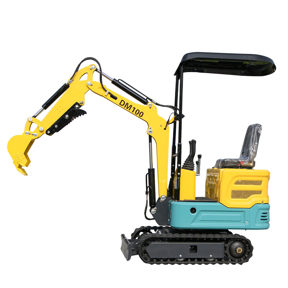 13.5HP 2000Lbs Crawler Mini Hydraulic Excavator Thumb Clamp Garden In CAN Stock