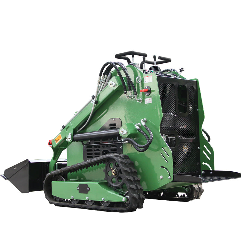 Stand-on Crawler Mini Skid Steer Loader with 13.5HP Engine Gas Bucket In USA