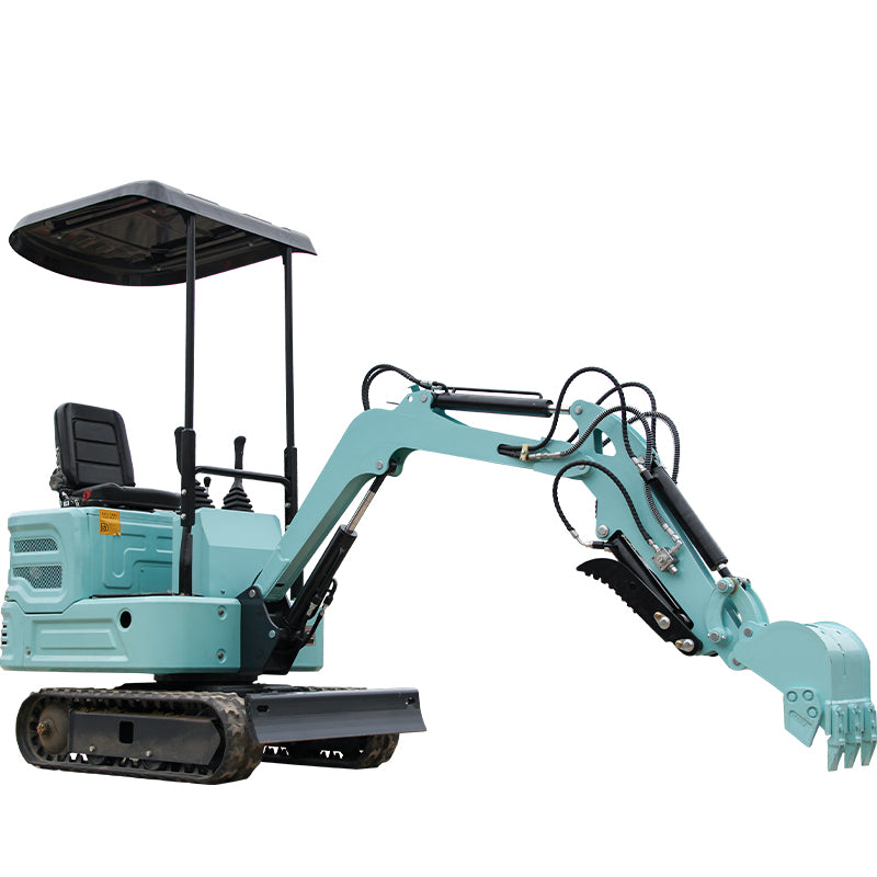 Mini Excavator Hydraulic Thumb 1.1 Ton Digger Gas Tracked Crawler Kubota Diesel