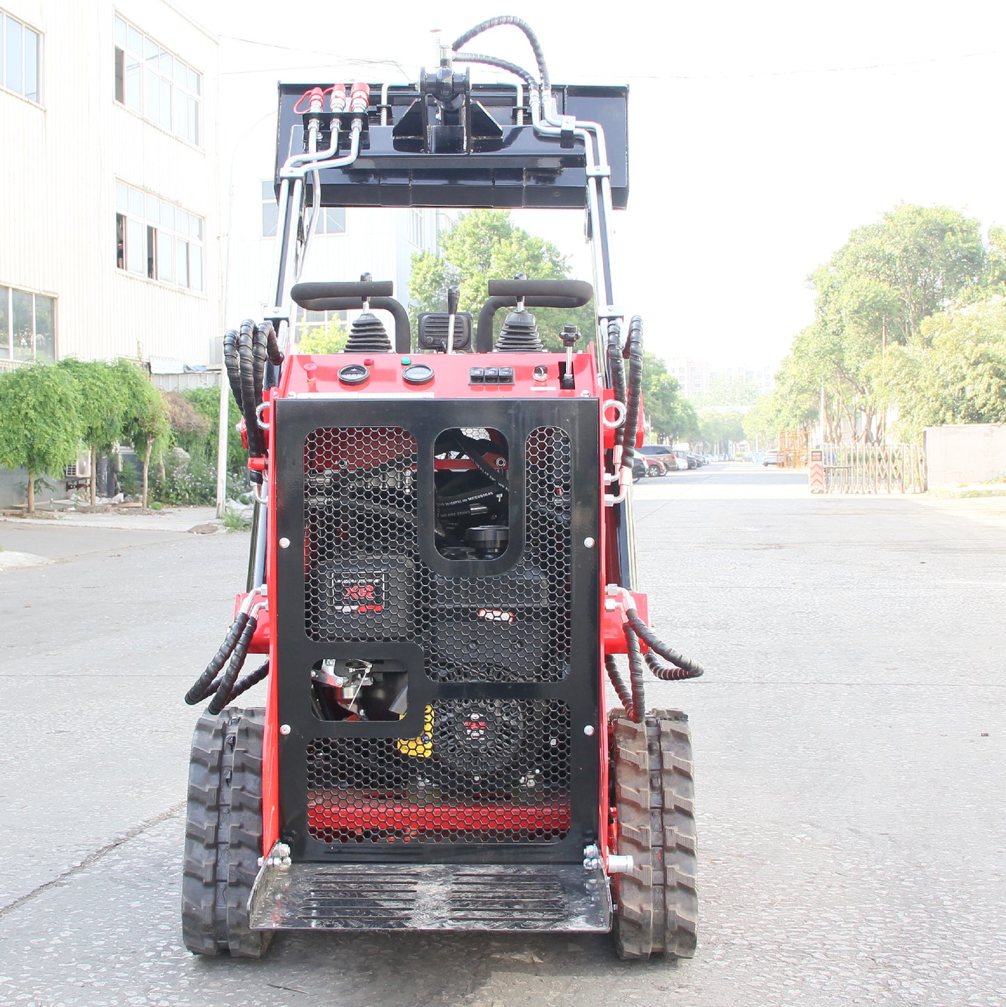 2025 13.5HP Mini Skid Steer Loader B&S Gasoline Stand-on Gas Electric Start