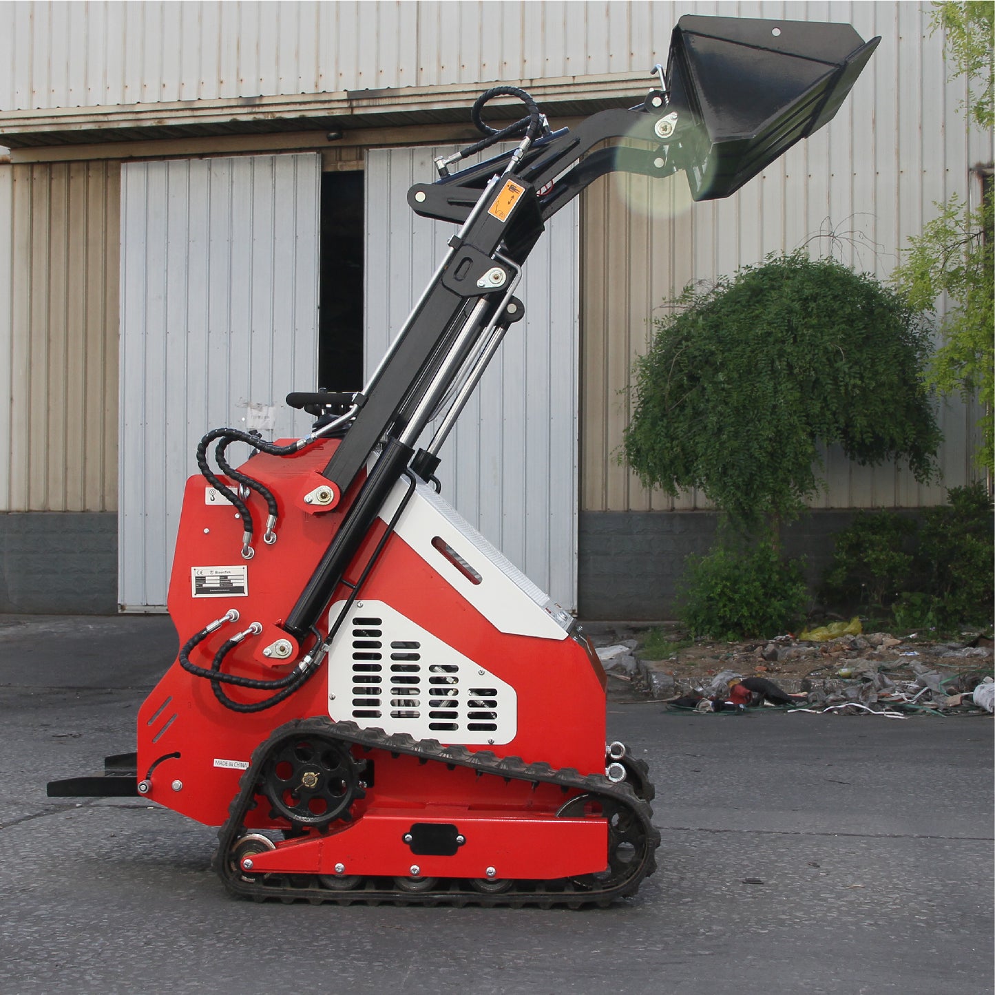 2025 13.5HP Mini Skid Steer Loader B&S Gasoline Stand-on Gas Electric Start