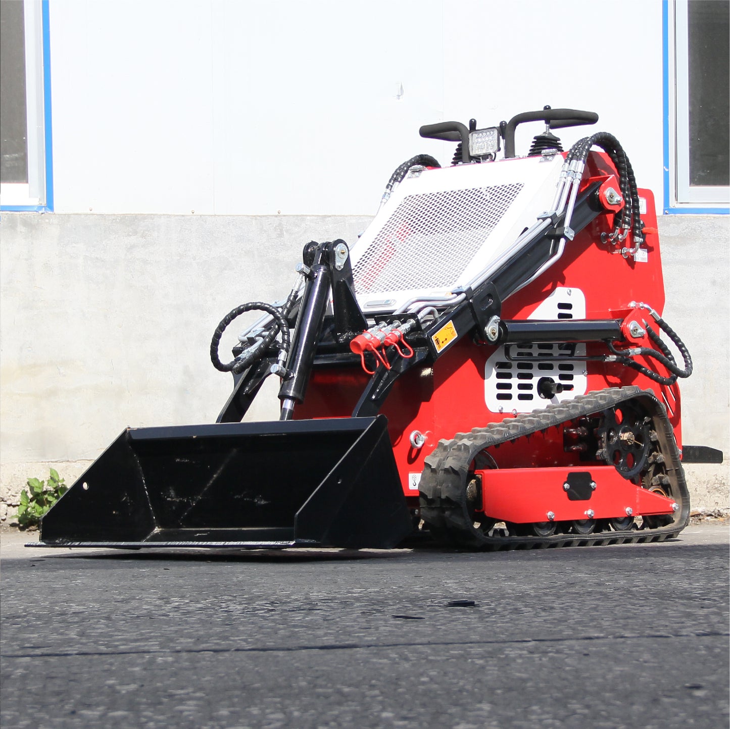 2025 13.5HP Mini Skid Steer Loader B&S Gasoline Stand-on Gas Electric Start