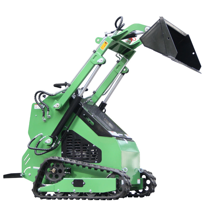 Stand-on Crawler Mini Skid Steer Loader with 13.5HP Engine Gas Bucket In USA