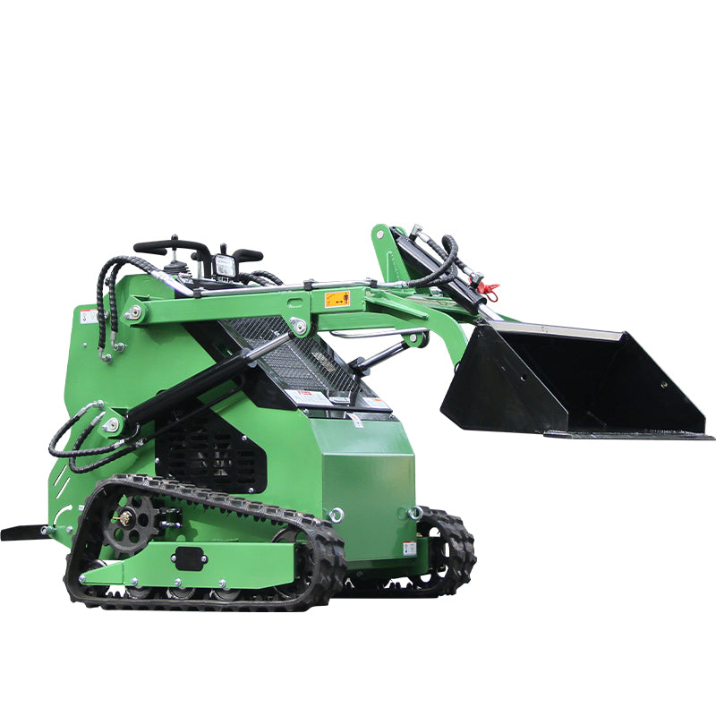 Stand-on Crawler Mini Skid Steer Loader with 13.5HP Engine Gas Bucket In USA