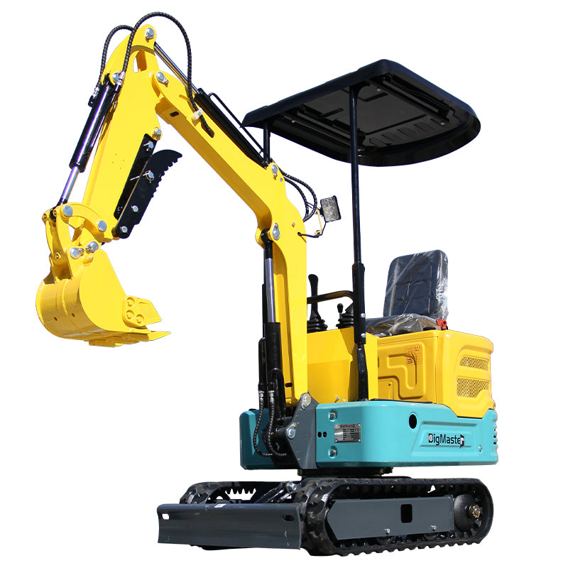 13.5HP 2000Lbs Crawler Mini Hydraulic Excavator Thumb Clamp Garden In CAN Stock