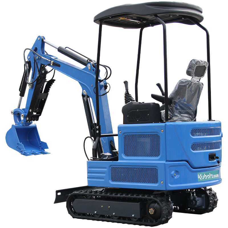 A Mini Excavator 1.8Ton w/Kubota Diesel Engine Hydraulics Digger USA Stock New
