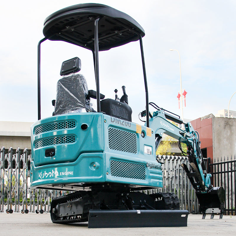 A Mini Excavator 1.8Ton w/Kubota Diesel Engine Hydraulics Digger USA Stock New