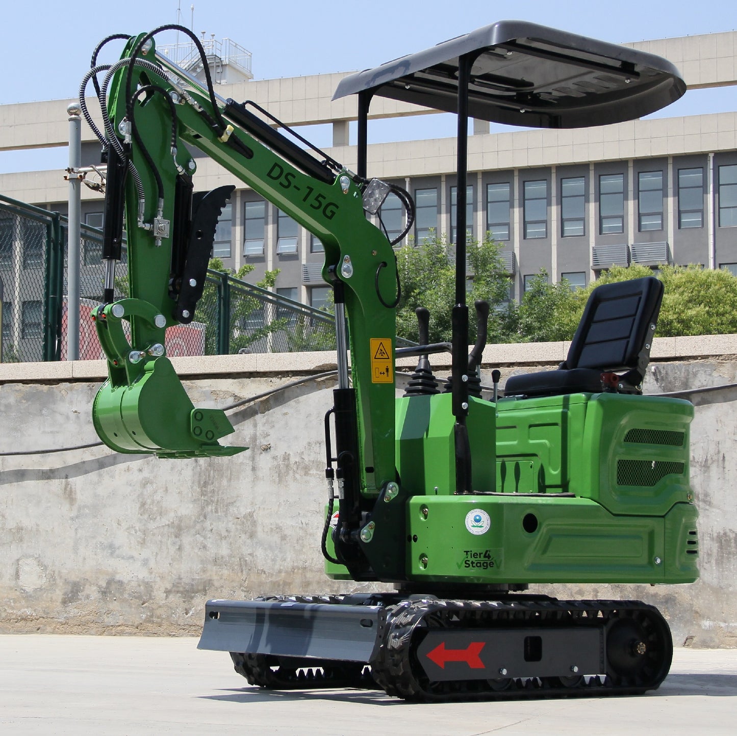 FREE SHIP Mini Excavator 1 Ton Digger 13.5hp Gas Tracked Crawler B&S EPA Engine