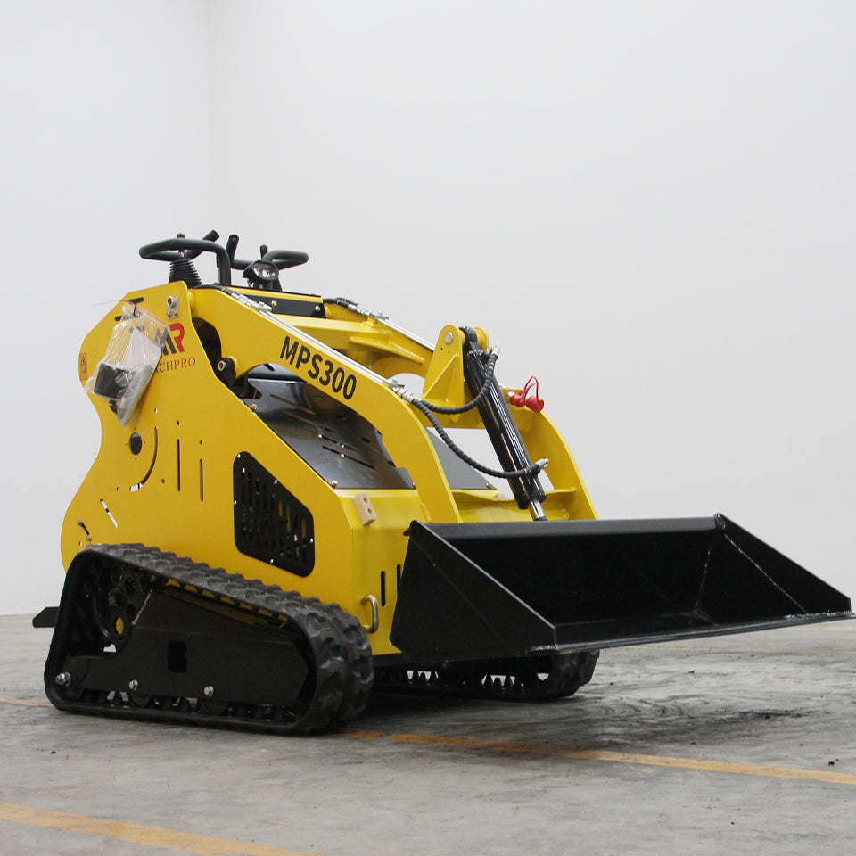 New POWERFUL 13.5HP Hydraulic Mini Skid Steer Loader Stand-on Track Gas Garden