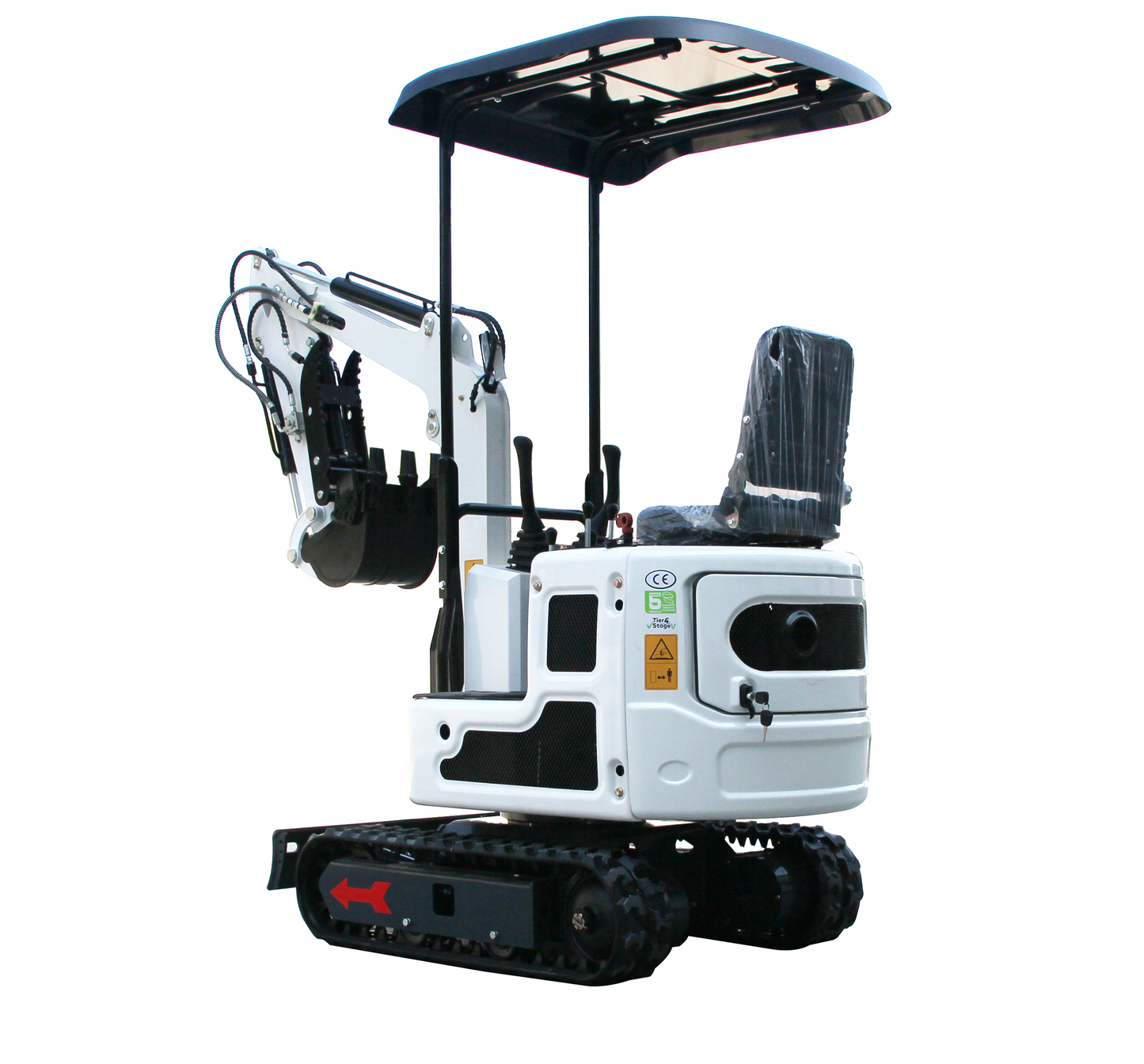 FREE SHIP Mini Excavator 1 Ton Digger 13.5hp Gas Tracked Crawler B&S EPA Engine