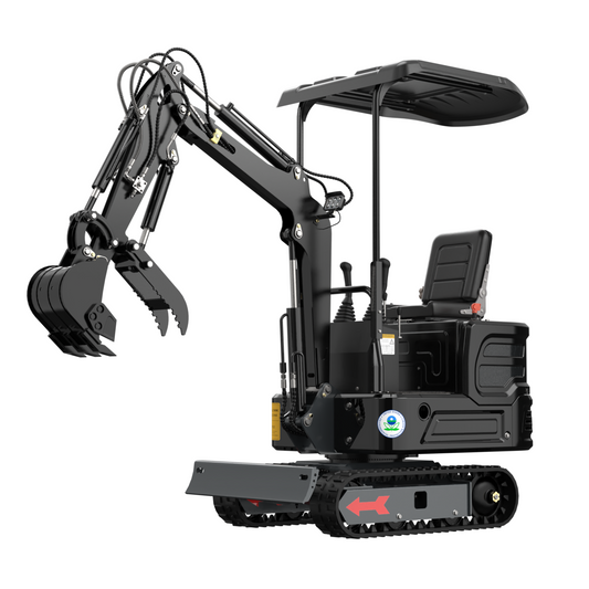 Mini Excavator 1 Ton 13.5hp Mini Digger Crawler Track Gas EPA Engine USA Stock